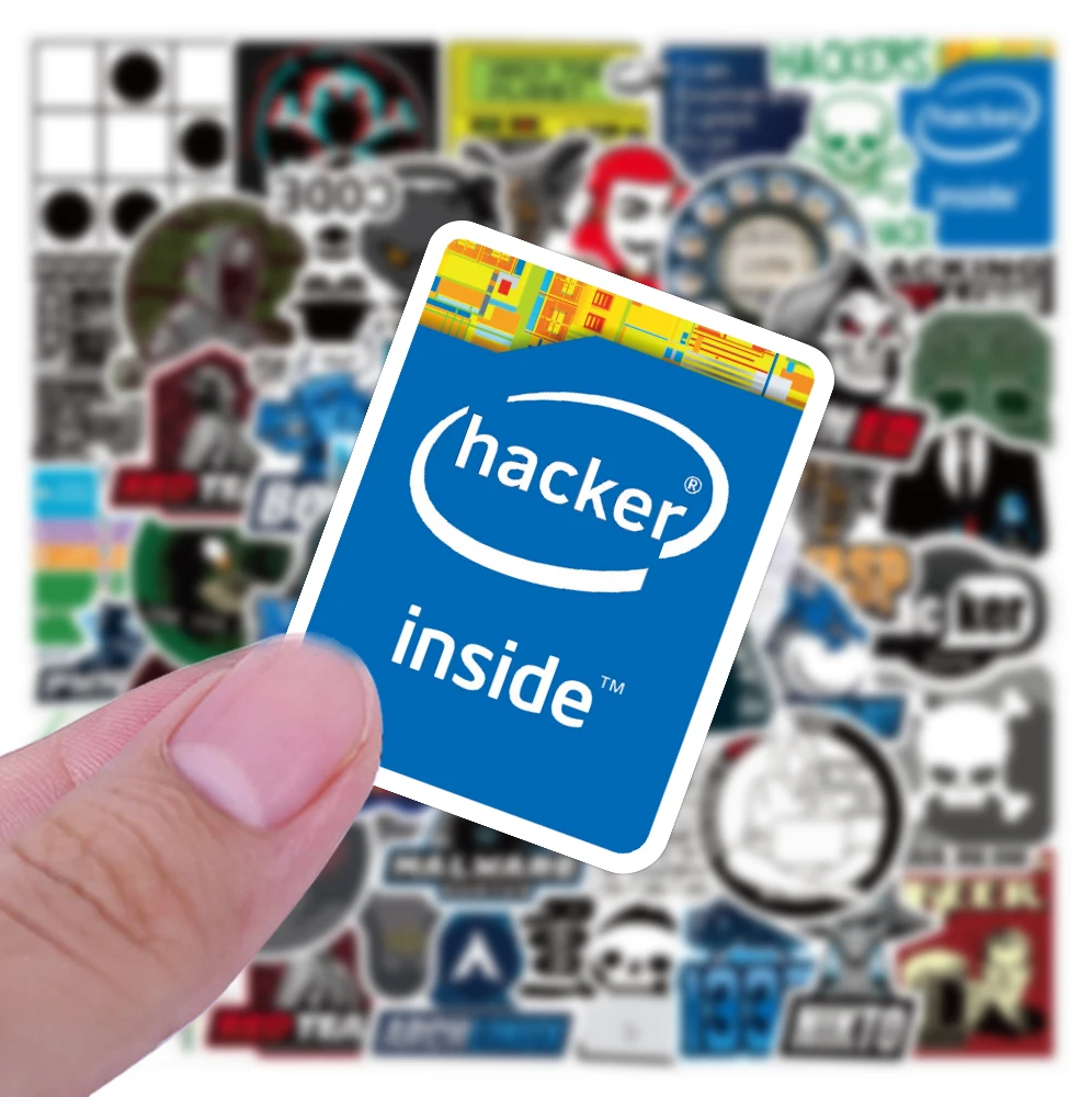 50 Pieces of Programming Geek Hacker Development Language JAVA Stickers Laptop Water Bottle Luggage Skateboard Waterproof DIY St