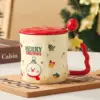 Christmas Snowman Cup - Cup Lid Spatula