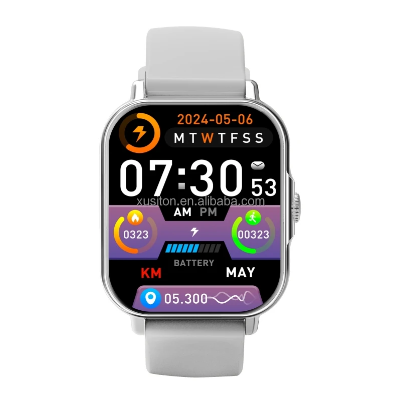fitness tracker reloj smart blanco