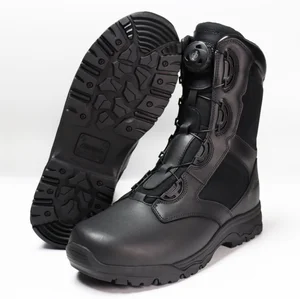 Factory OEM Wholesale Full Grain Leather Tactical Combat Boots for Men