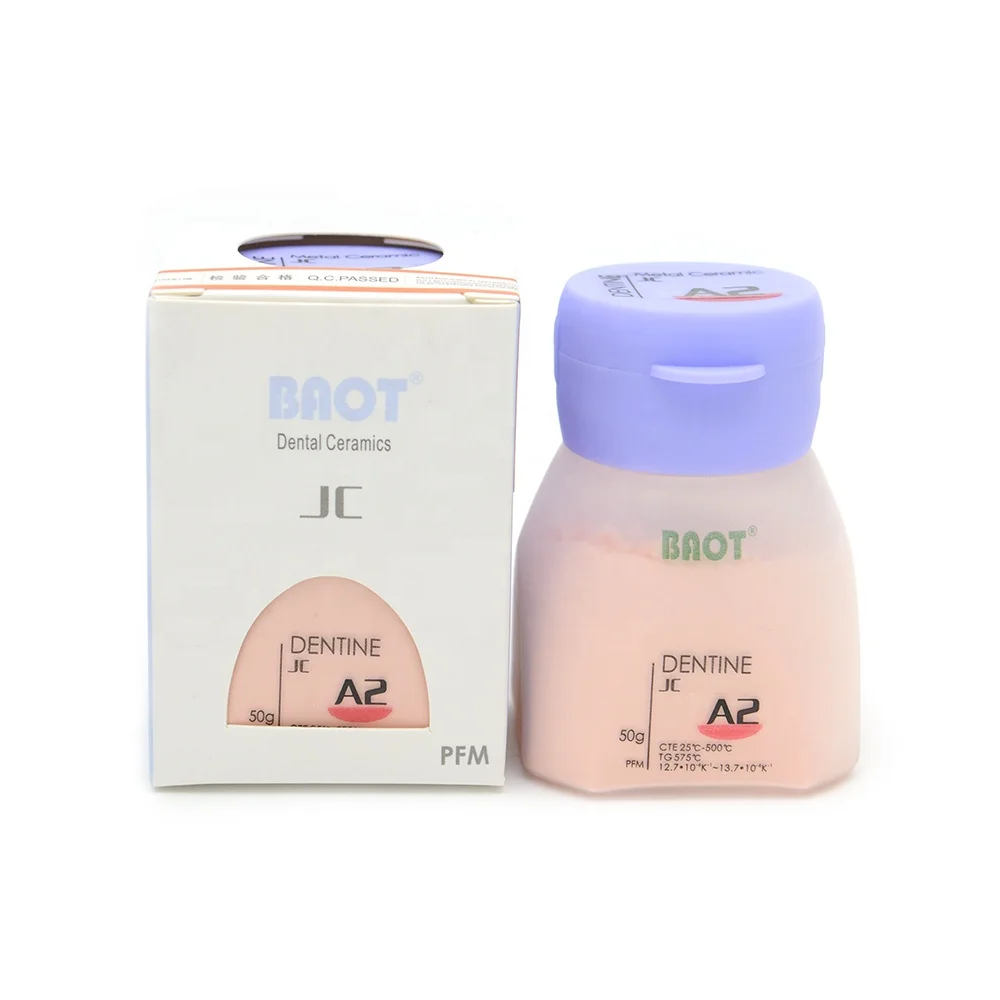 BAOT Dental Products for Laboratory Dental Ceramic Veneers Porcelain Dentine 50g A2 A3