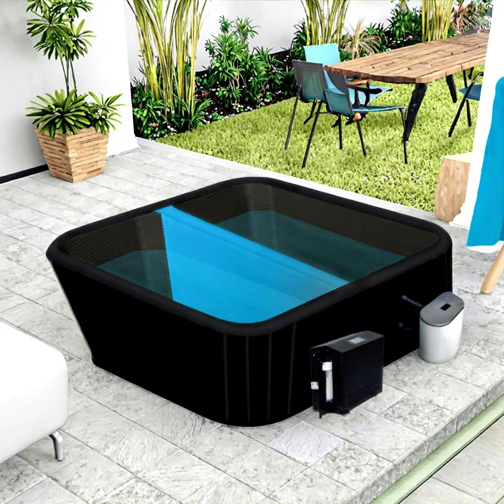 OHO New Design Inflatable DWF Cold Plunge Hot Tub Combo Recovery Pod for Indoor or Outdoor