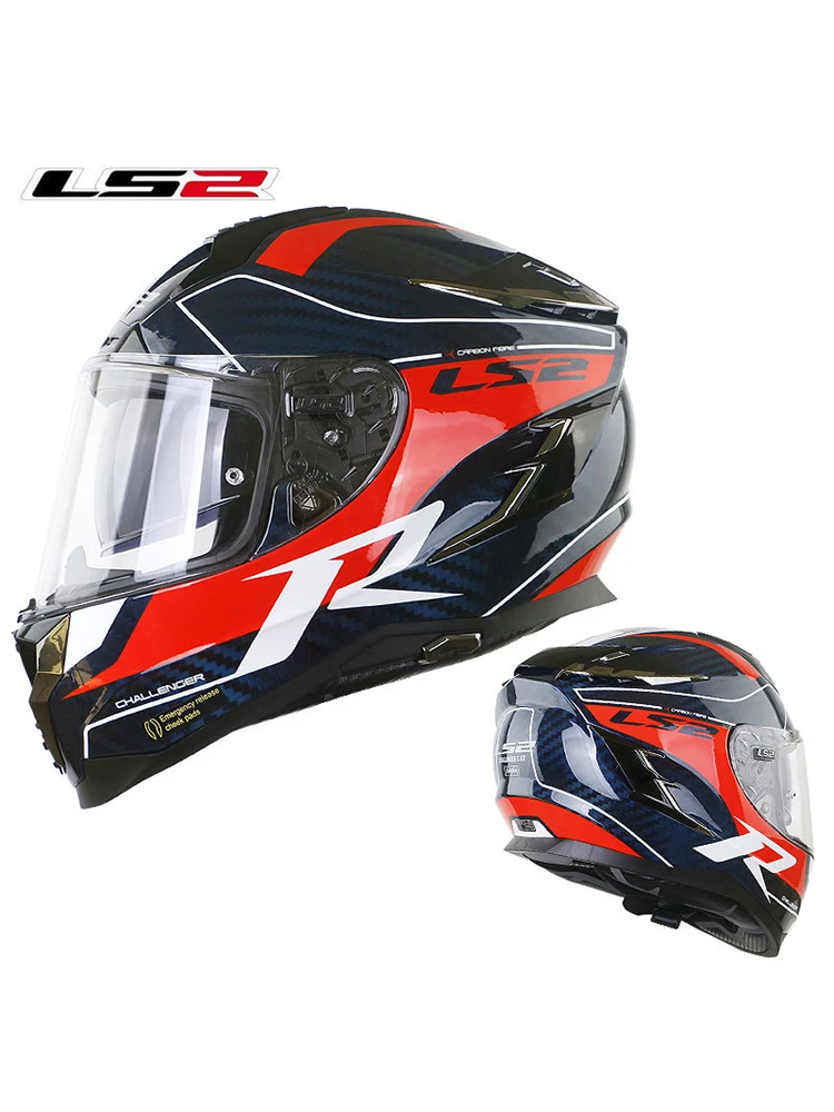 Wholesale LS2 FF327 Challenger Full Face Helmet - Carbon Fiber Wholesale LS2 FF327 Challenger Full Face Helmet - Carbon Fiber