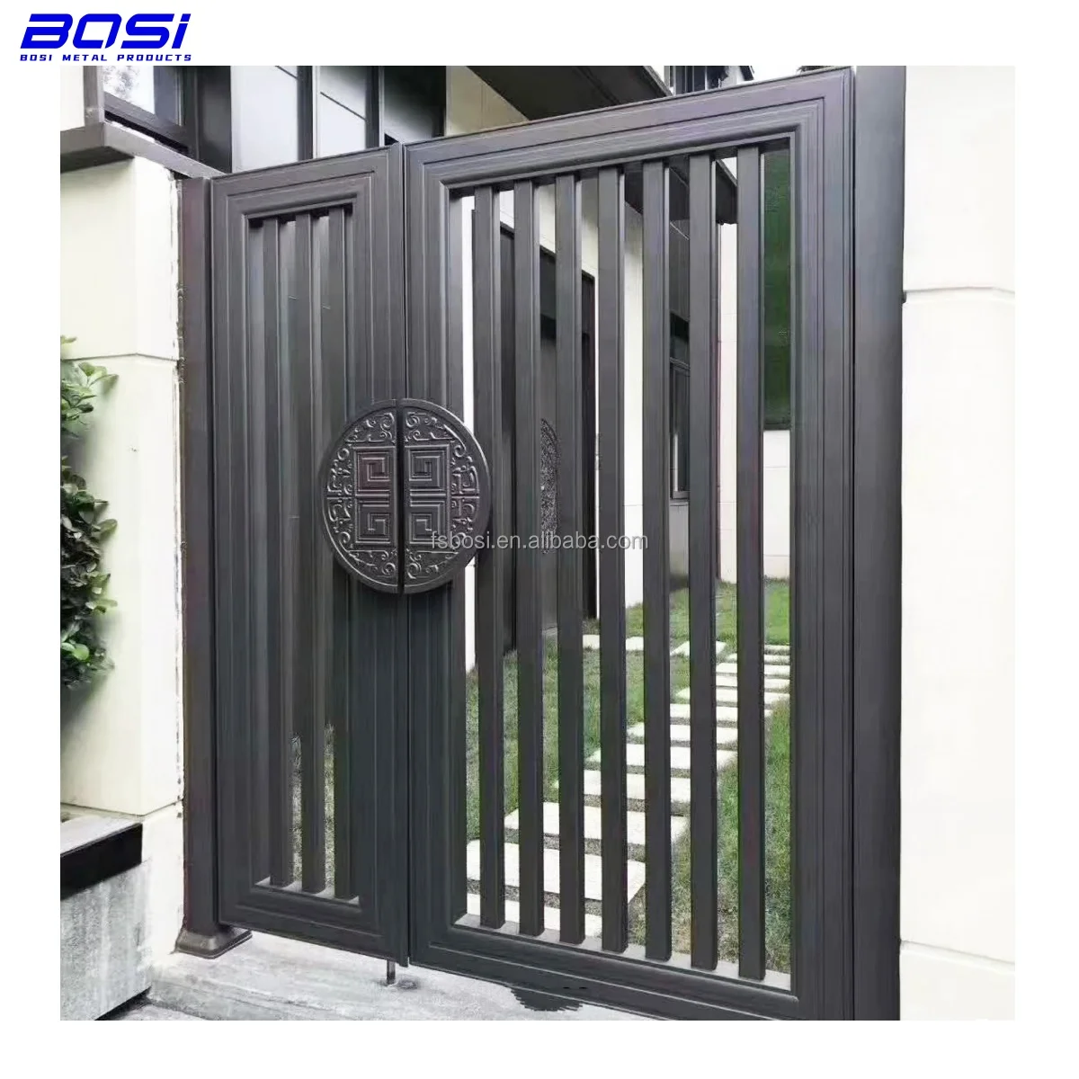 External Building Gate Security Villa Outdoor Aluminum Main Gate - High Style