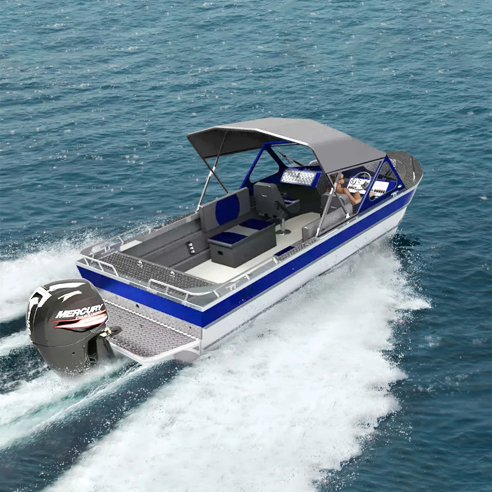 ラグジュアリースポーツ21フィートブルーフラットボトム