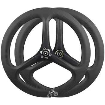 Premium 20 406 Tri Spoke Carbon Wheelset 25mm Width 20