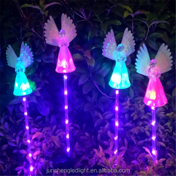 Solar Power Angel Lights - Elegant Garden Decor Solutions