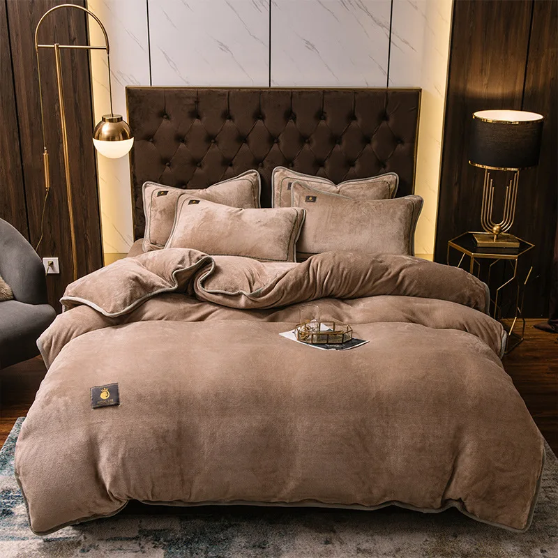 Flannel Sheet Set Heavy Weight Brushed Cozy Soft Warm Breathable Milk Velvet Bedding