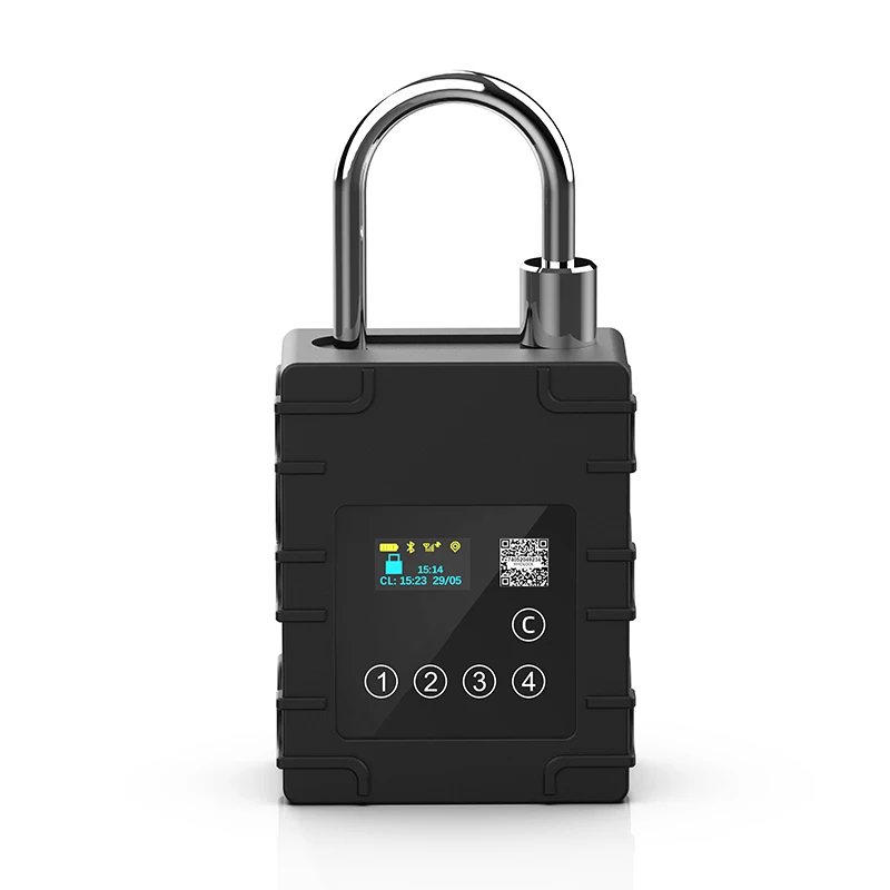Electronic Lock Remote Control GPS Tracking Lock Smart Padlock with Digits Password