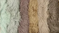 60x120cm Rectangle Real Mongolian Tibetan Lamb Wool Sheepskin Rug Fur Plate