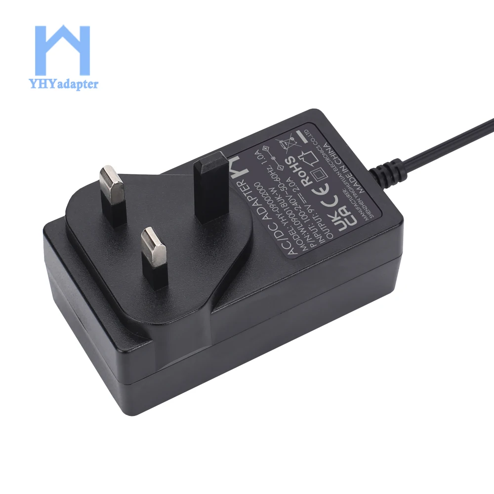 Alimentatore 9v 1a (1000mA) Con Spina USA - Adattatore AC/DC Con - Foto 4