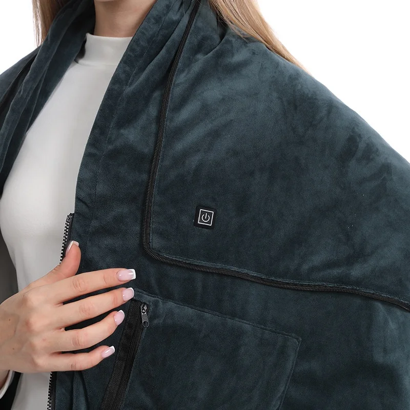 Electric Heated Shawl Christmas & Birthday Present Warm, Cosy and Comfortable Adjustable Temperature Electric Heated Shawl 6