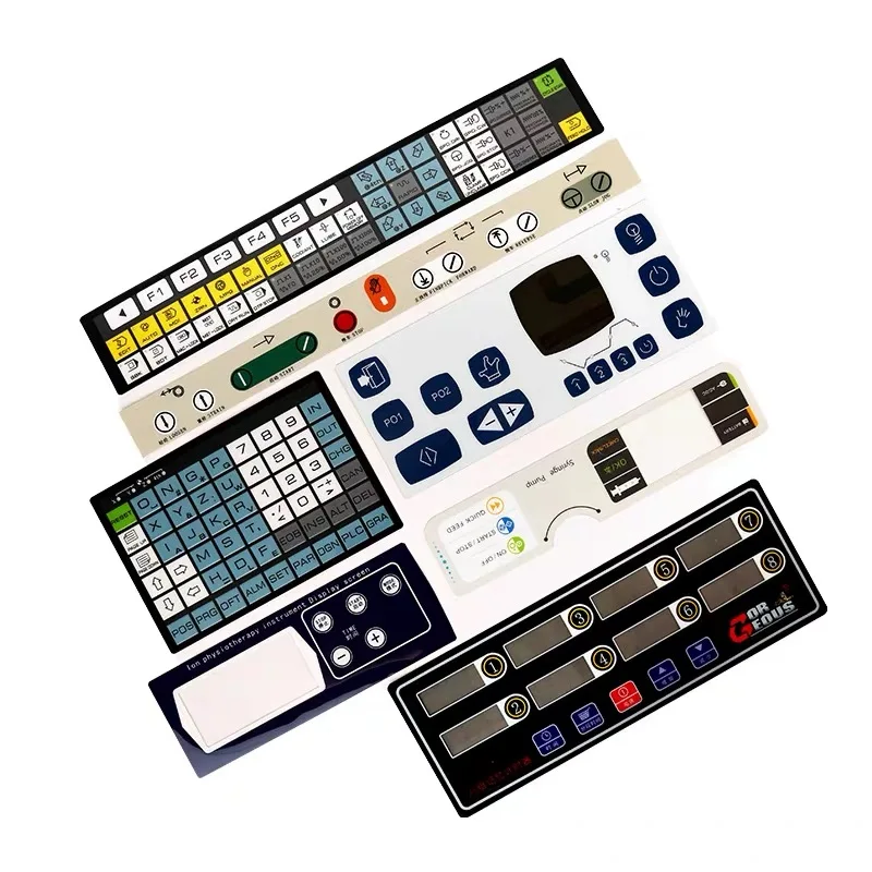 FPC membrane keypad touch treadmill silkscreen membrane switch