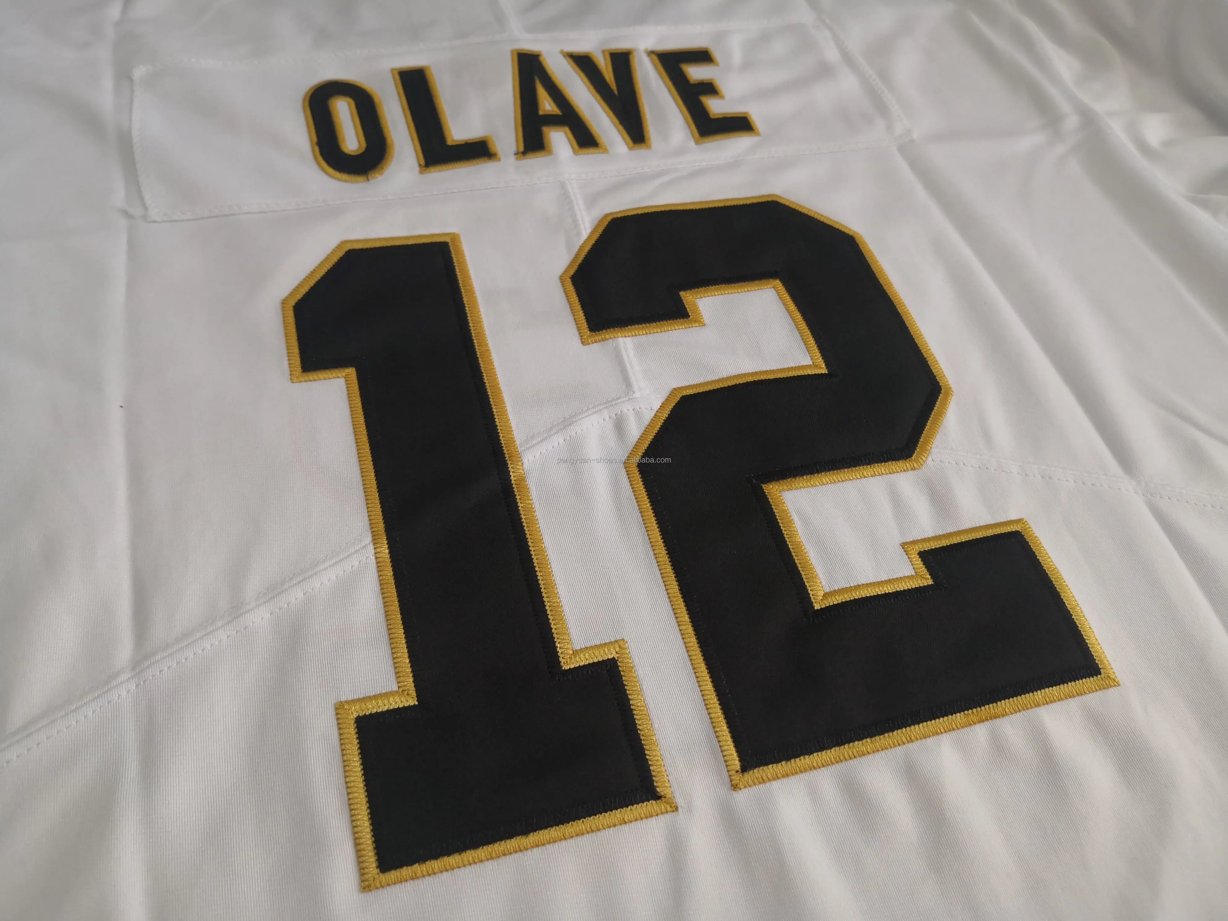 Chris Olave Autographed New Orleans Custom Black Football Jersey - BAS