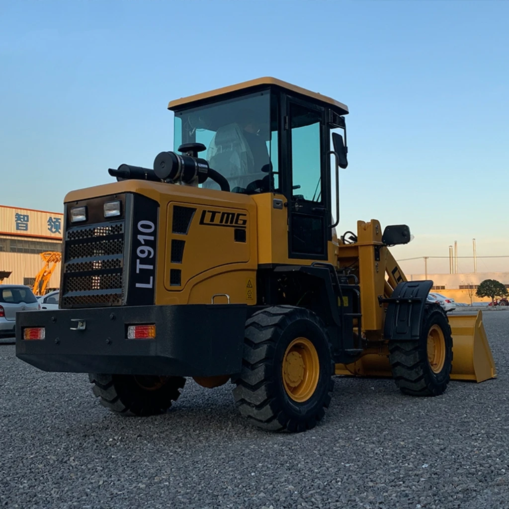 In Stock Fast Delivery Loader diesel Four Wheel Drive Loader 0.8 Ton 1 Ton 1.5 Ton Wheel Loader with Semi-solid Tire