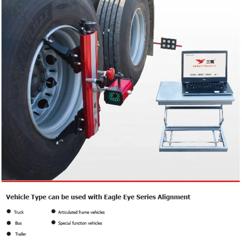 3D Wheel Alignment Machine for Commercial Vehicles Truck and Bus 3D Wheel Aligner