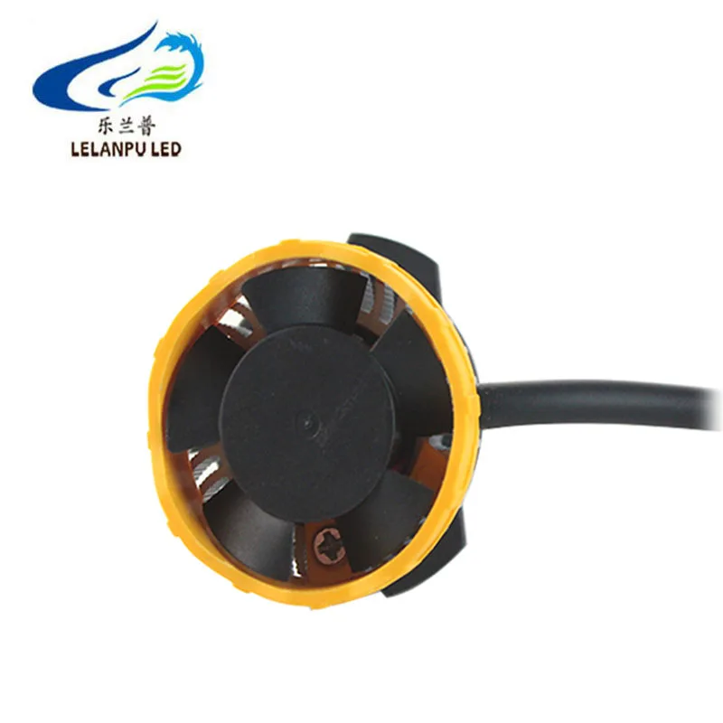 Automotive Lighting System K6 Led Headlight COB Chip 4000LM 40W Led Light Bulb Waterproof IP67 in Fan Cooling Universal