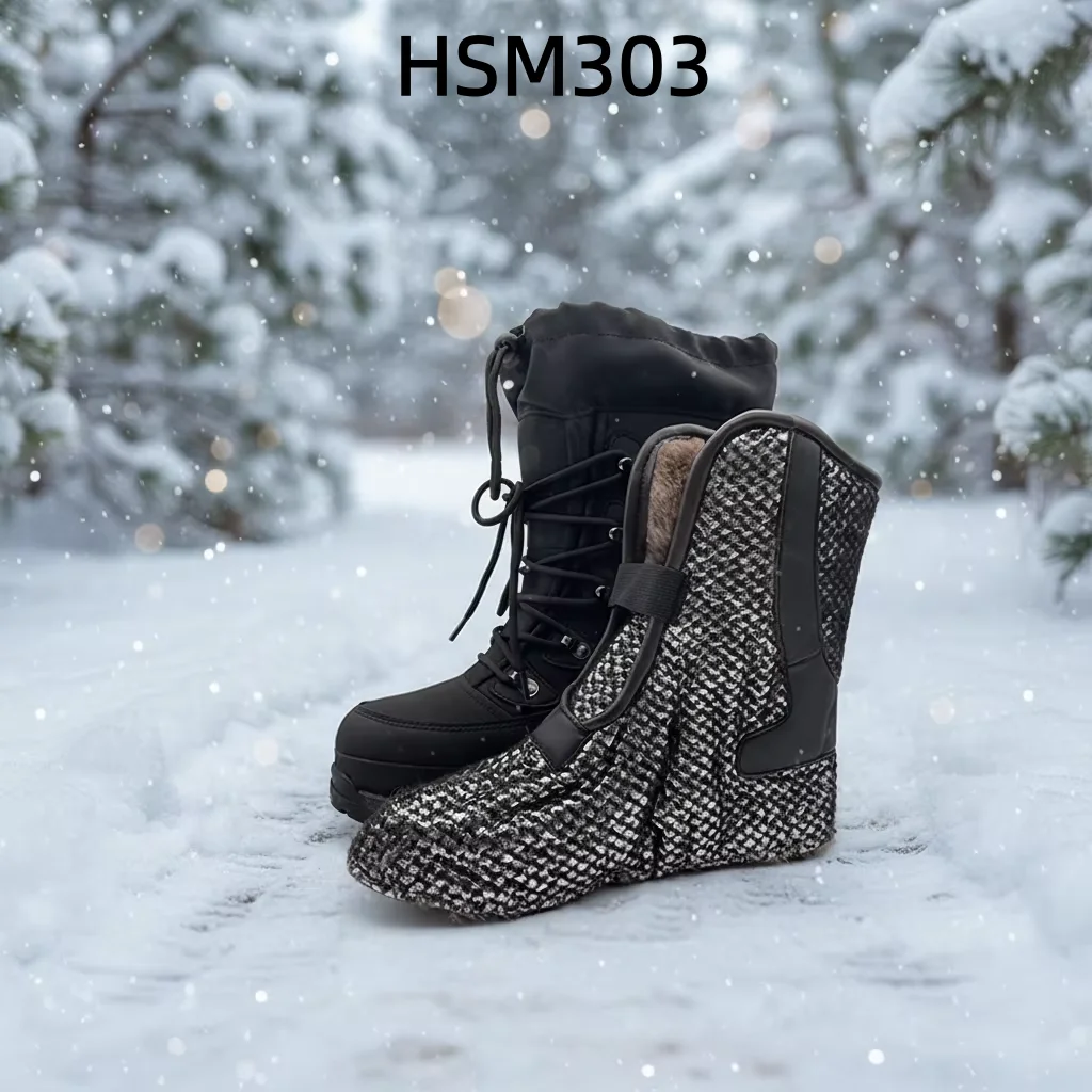 YWX,Extreme Cold Weather Minus 55 Degrees Using Combat Boots Removable Sock Impact Proof Sole Anti-kick Fighting Boots HSM303