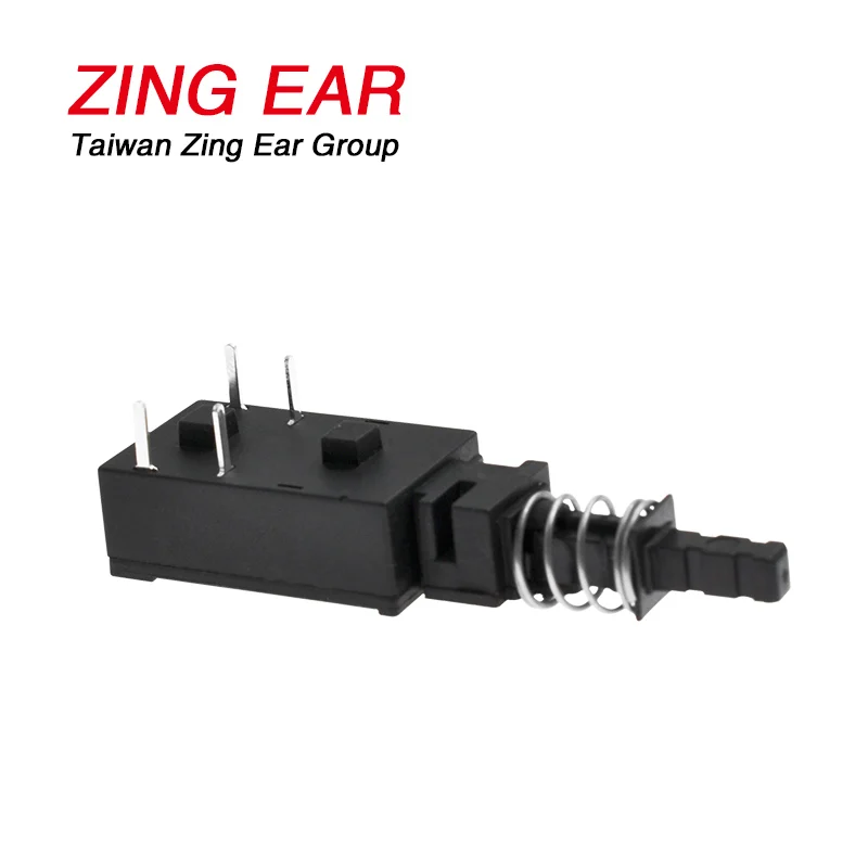 Latching Plastic Push Button Switch for Hood, 6A 125/250 VAC