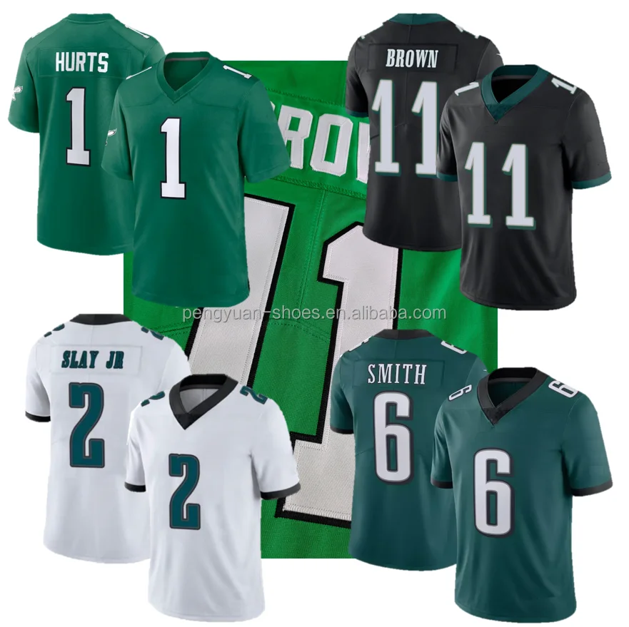 Gonna have to order me another Hurts jersey! Recently picked up an  authentic on field Vick jersey too with kiss cut stitching. Smith jersey is  on the list too! As always, GO