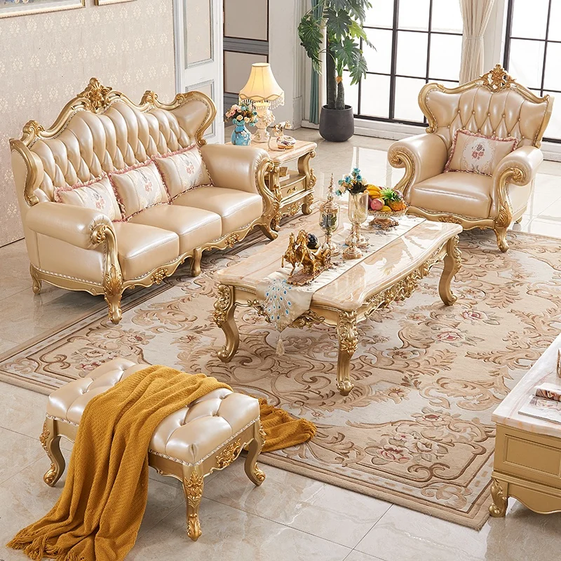Hot Selling Classical European Style Sofa Furniture Luxury Living Room ...