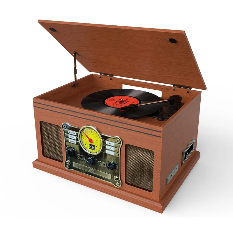 Source Turntable Player Cassette All in One Vinyl Record Player with USB SD AUX in out CD on m.alibaba.com