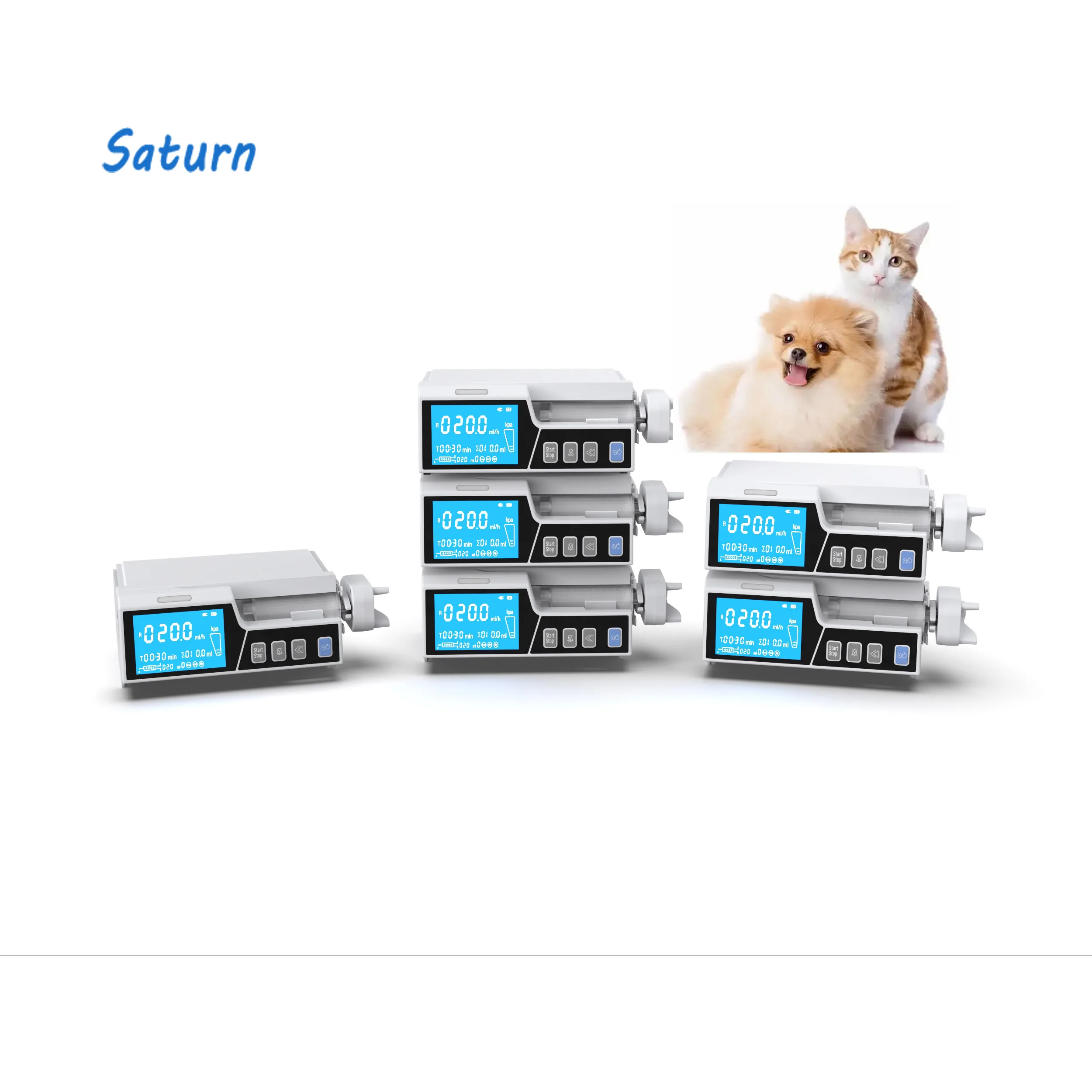 High Quality CE Factory Cheapest Price Animal Hospital  Vet Medical Electric Automatic Pet Veterinary Syringe Pump for Sale