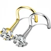 CZ-0010  PVD Gold 0.8*6*2.5mm