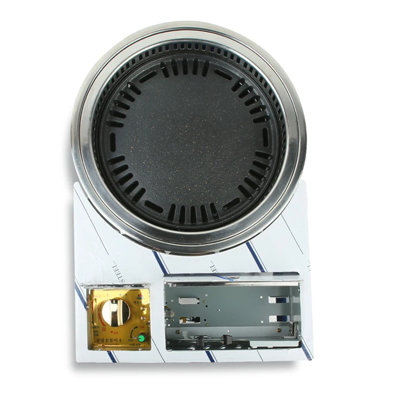 Popular Korean Commercial Multi Function Heating Quick Korean Barbecue Hotpot Gas and Charcoal BBQ Grill