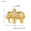 Amuleto de elefante pavé