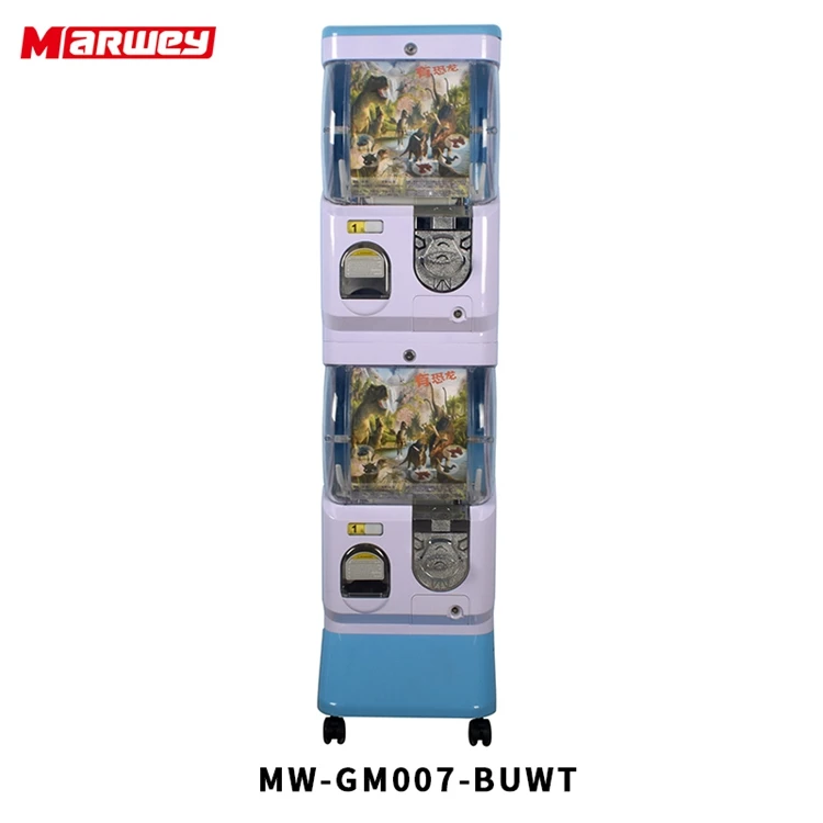 2 Layer Capsule Toy Vending Machine Wholesale Coin Operated Capsule Toys Bouncy Ball Vending Machine