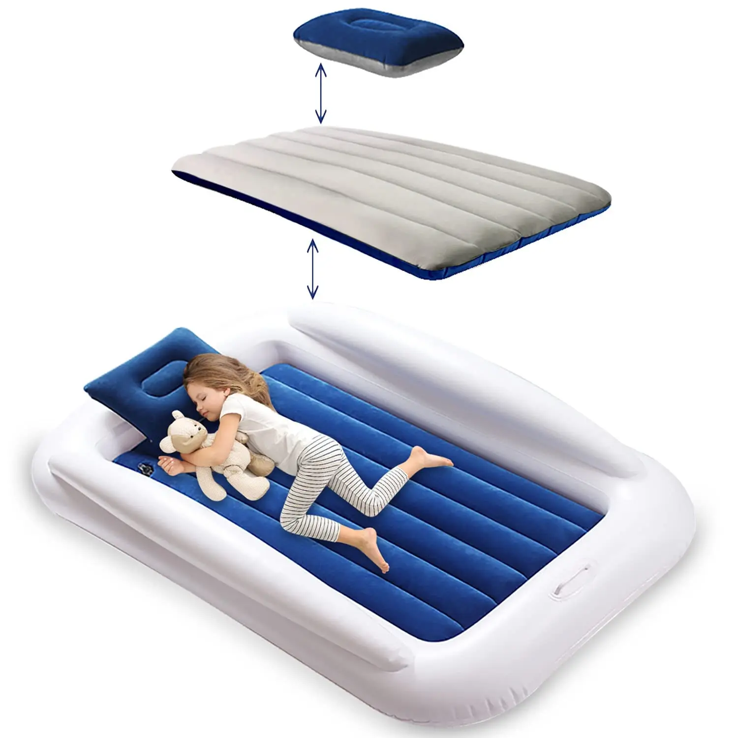 Toddler Travel Bed Portable Inflatable Bed For Kids Toddler Air