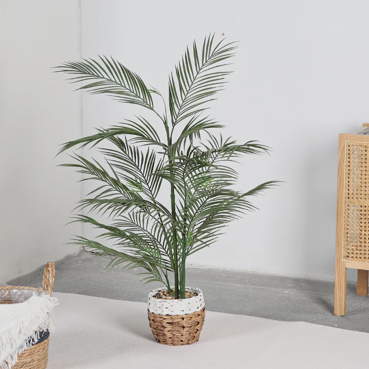 Palmera Artificial De 95cm,Plantas Grandes Con Cesta Tejida - Buy Palma  Árboles,Macetas De Plantas Artificiales,Artificial Planta En Maceta Product  on Alibaba.com