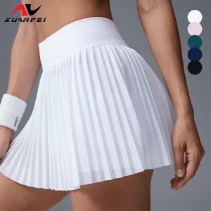 New Women Sports Tennis Skorts Quick Dry Lightweight Exercise Badminton Golf Pleated Tennis Skirt