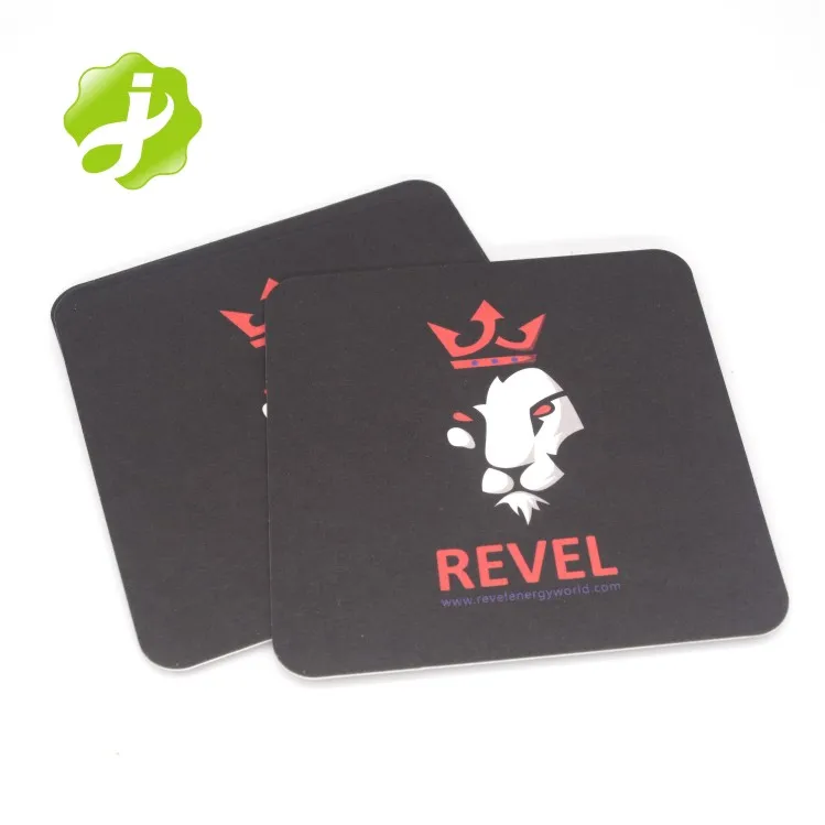 Custom Cardboard Absorbent Paper Beer Coasters  Paper Recycled Printing Machine