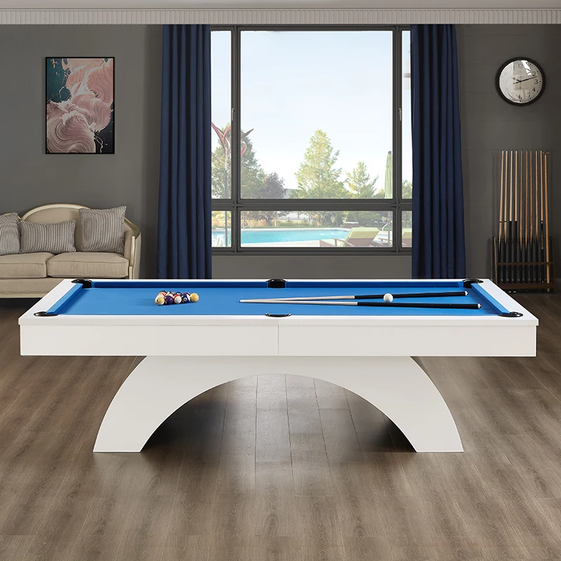 Pool Table Shape Rainbow Shape Legs Design 3 in 1 Multifunction Pool Table 7ft 8ft 9ft ...