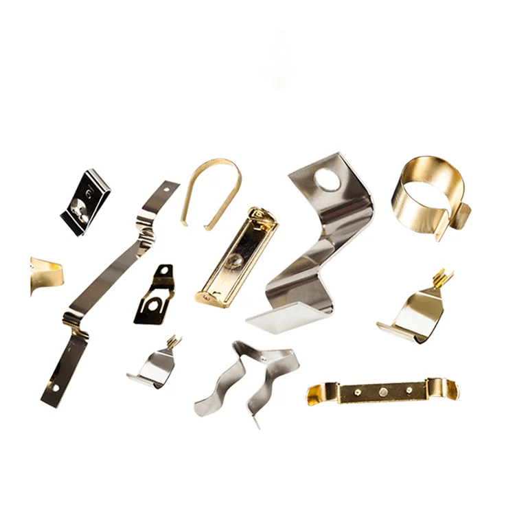 Factory Custom Spring Finger Contact Connector Precision Copper Brass Flat Pcb Electrical Aa Battery Leaf Spring Contacts