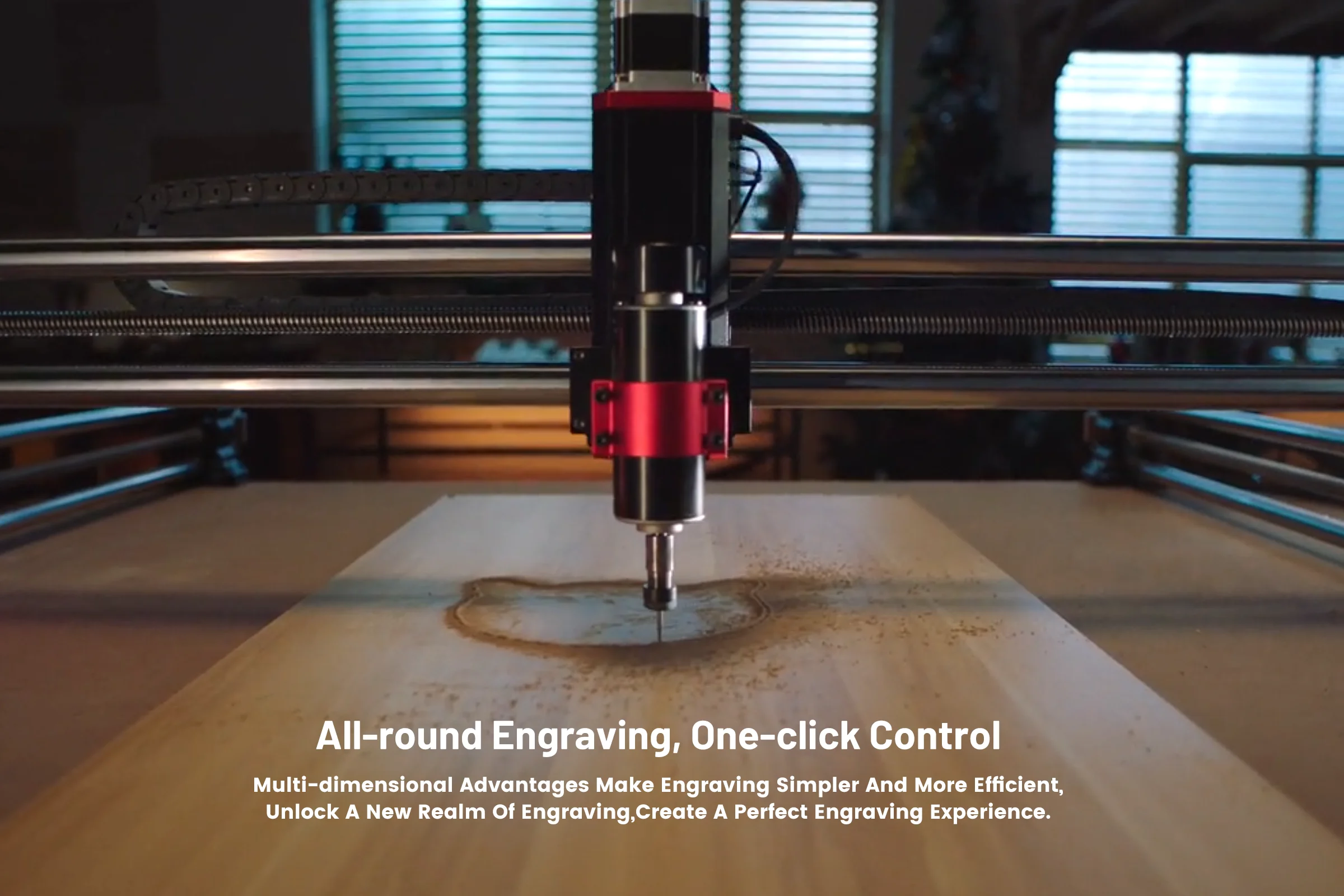 Twotrees TTC-H40 4 Axis CNC Engraving Machine for Woodworking