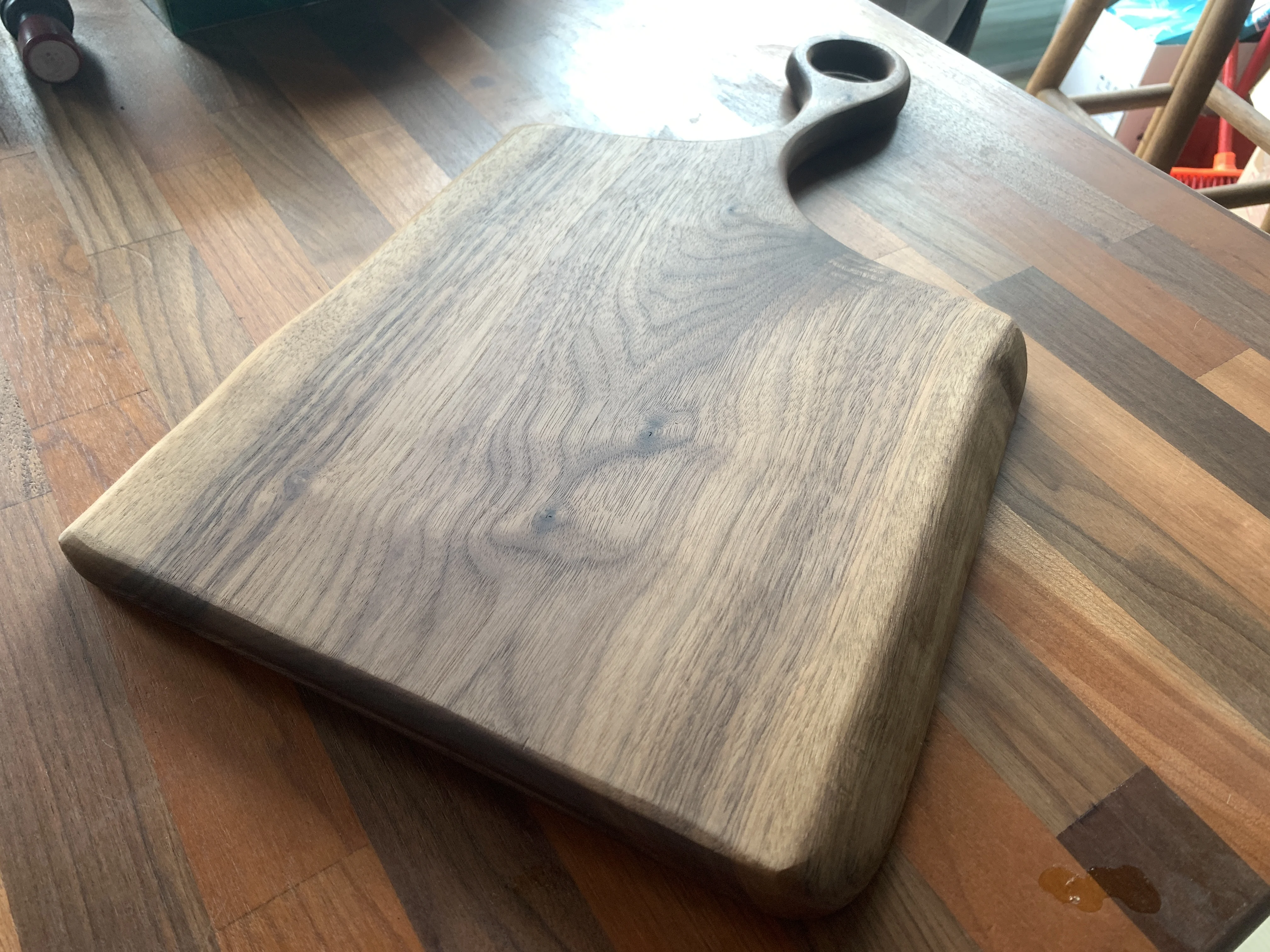 Walnut, Holly, & Padauk Wood 18 x 12 Cutting Board – LLB WoodWorx