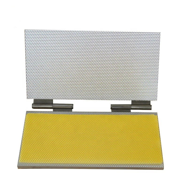 Beekeeping Equipment 22cm Notebook Embossing Mold for Making Beeswax Sheet Square Beeswax Foundation Sheet Machine
