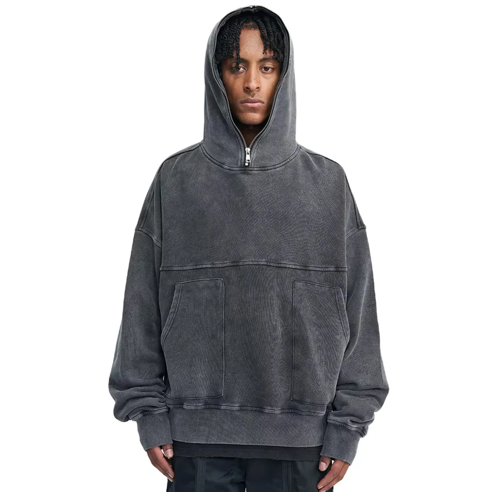 Oversized Heavyweight Limited Half Zip Hoodie