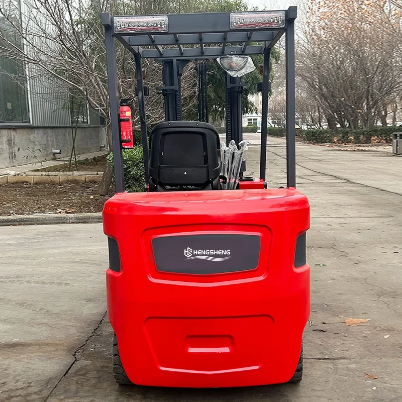 Electric-Powered EPA/CE/EU HS25-E Electric Forklift 2.5ton Load with 10 Batteries Compact Forklift Port Logistics Free Shipping