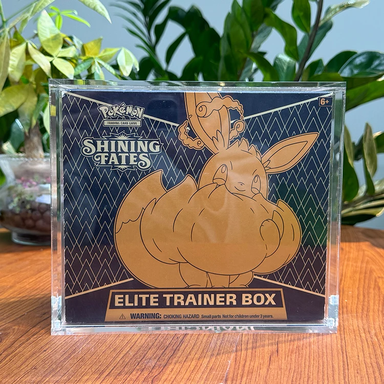 Tcg Custom Clear Acrylic Pokemon Booster Pack 151 Case With