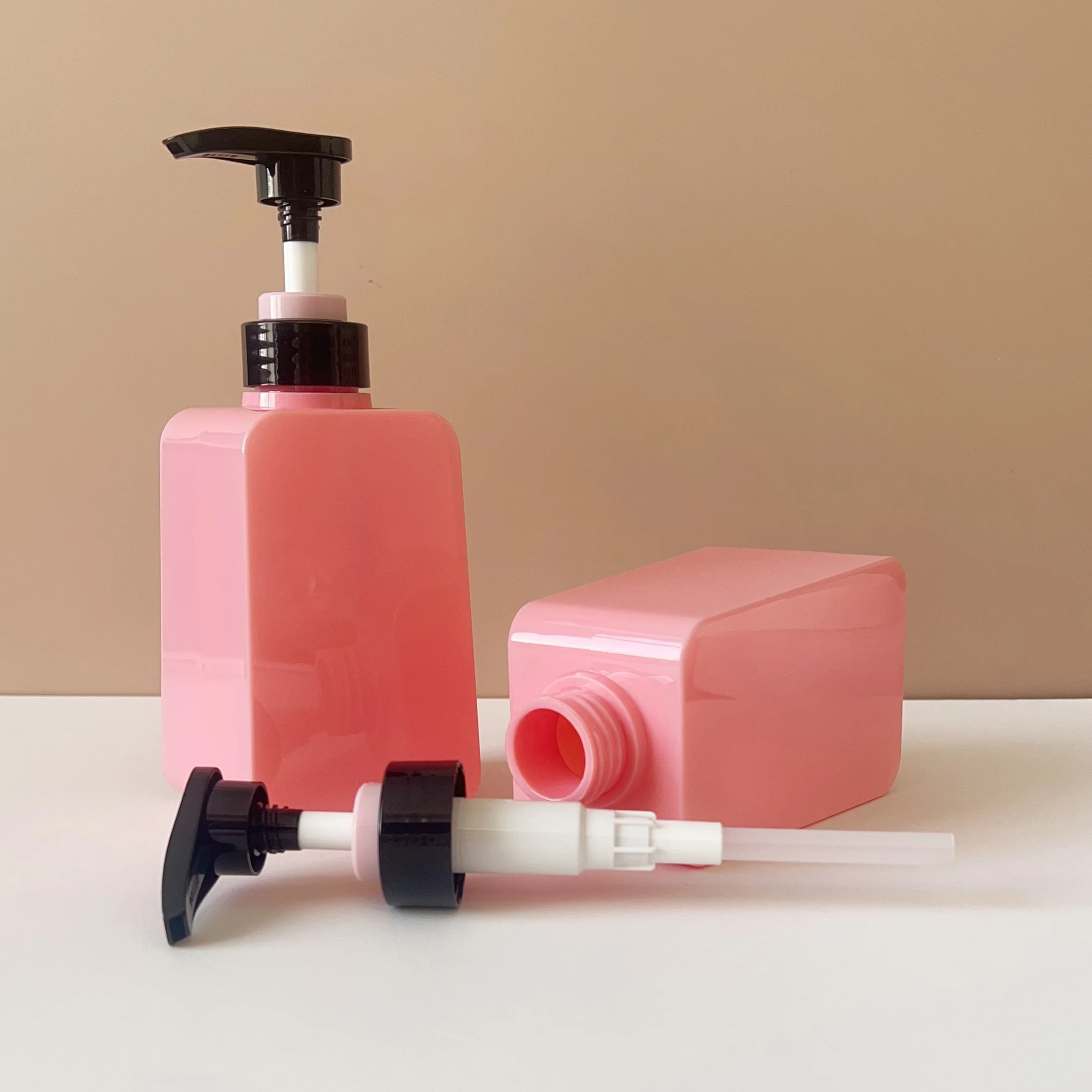 Factory Direct 50ml 250ml 450ml 750ml Petg Toner Shampoo Body Wash Scrub Plastic Bottle