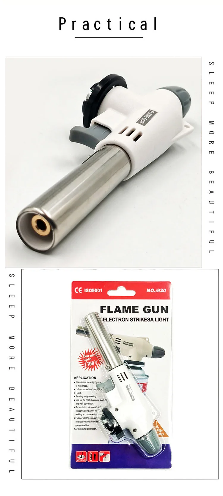 The New 2024 Handheld Portable Flame Fire Gun Flame Gun Benzine Large   H912e5e551231438eb1322a9e2625c315E 