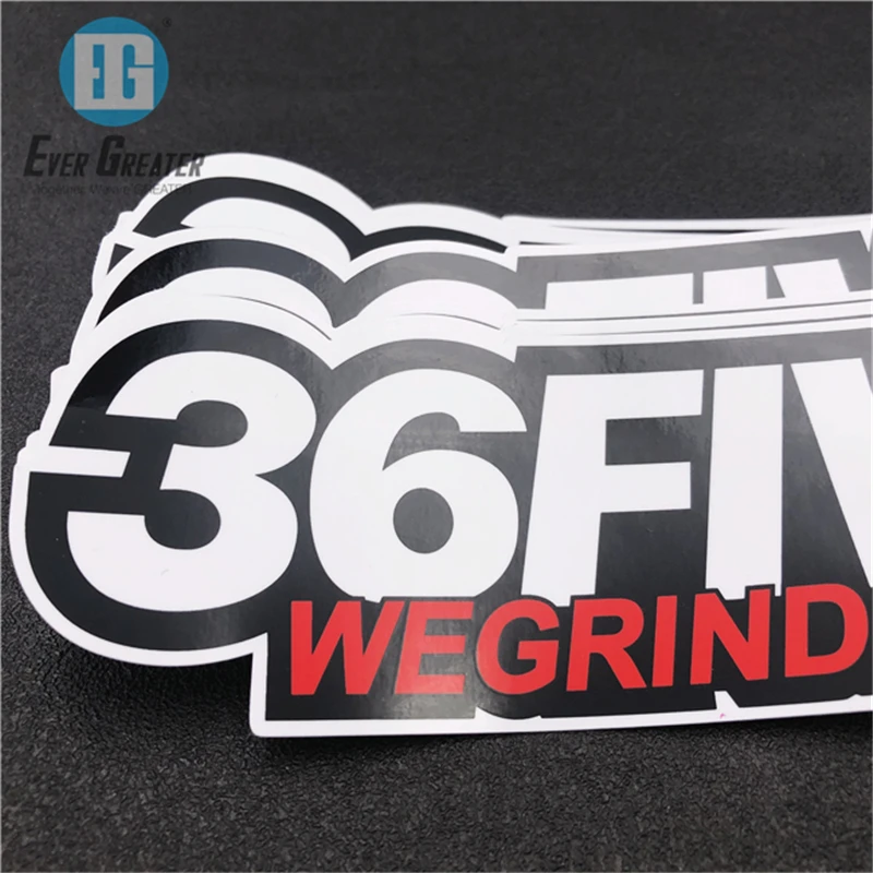 Устойчивая к УФ-излучению Водонепроницаемая виниловая наклейка на заказ