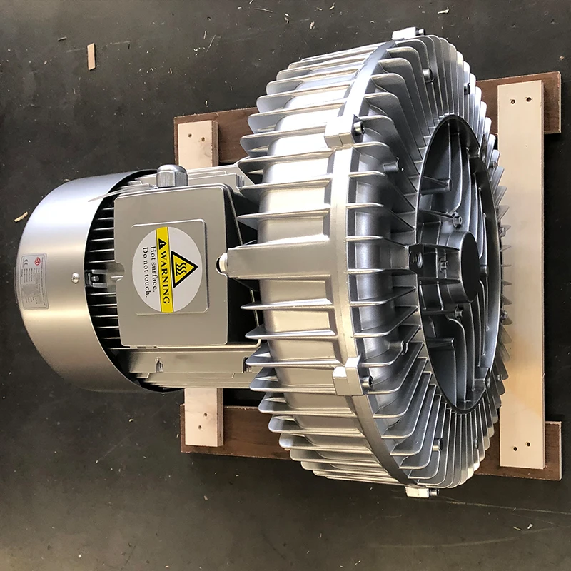 High Pressure 5.5kw Regenerative Blower - 312CFM Side