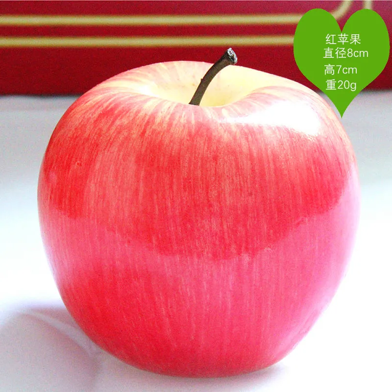 Colorful Artificial Decorative Plastic Fruit Grape Apple Banana Mango for Indoor Decoration
