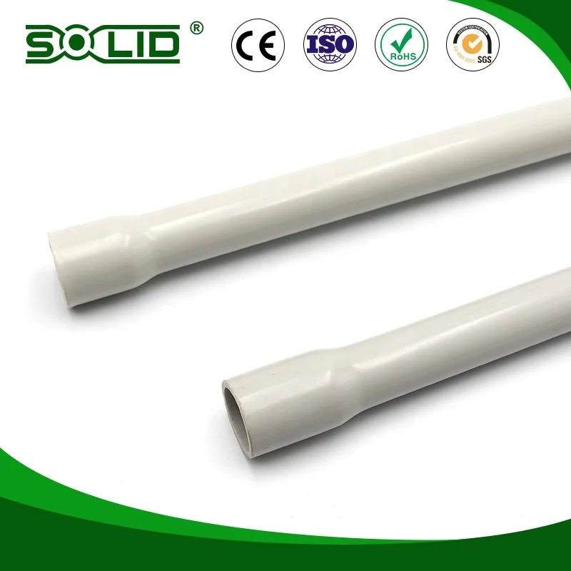 Orange Heavy Duty PVC Electrical Conduit Hot Melt Connection Pvc Pipe PVC Conduit Pipe