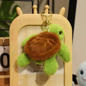 Wholesale Stuffed Sea Animal Toys Cute Crab Shark Turtle Plush Doll Soft Octopus Clown Fish Whale Plush Keychain